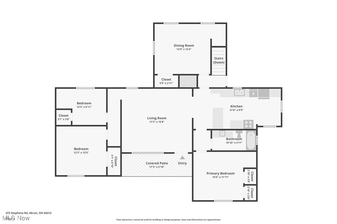 472 Stephens Road Akron, OH 44312 - Photo 46 of 46 View of floor plan / room layout