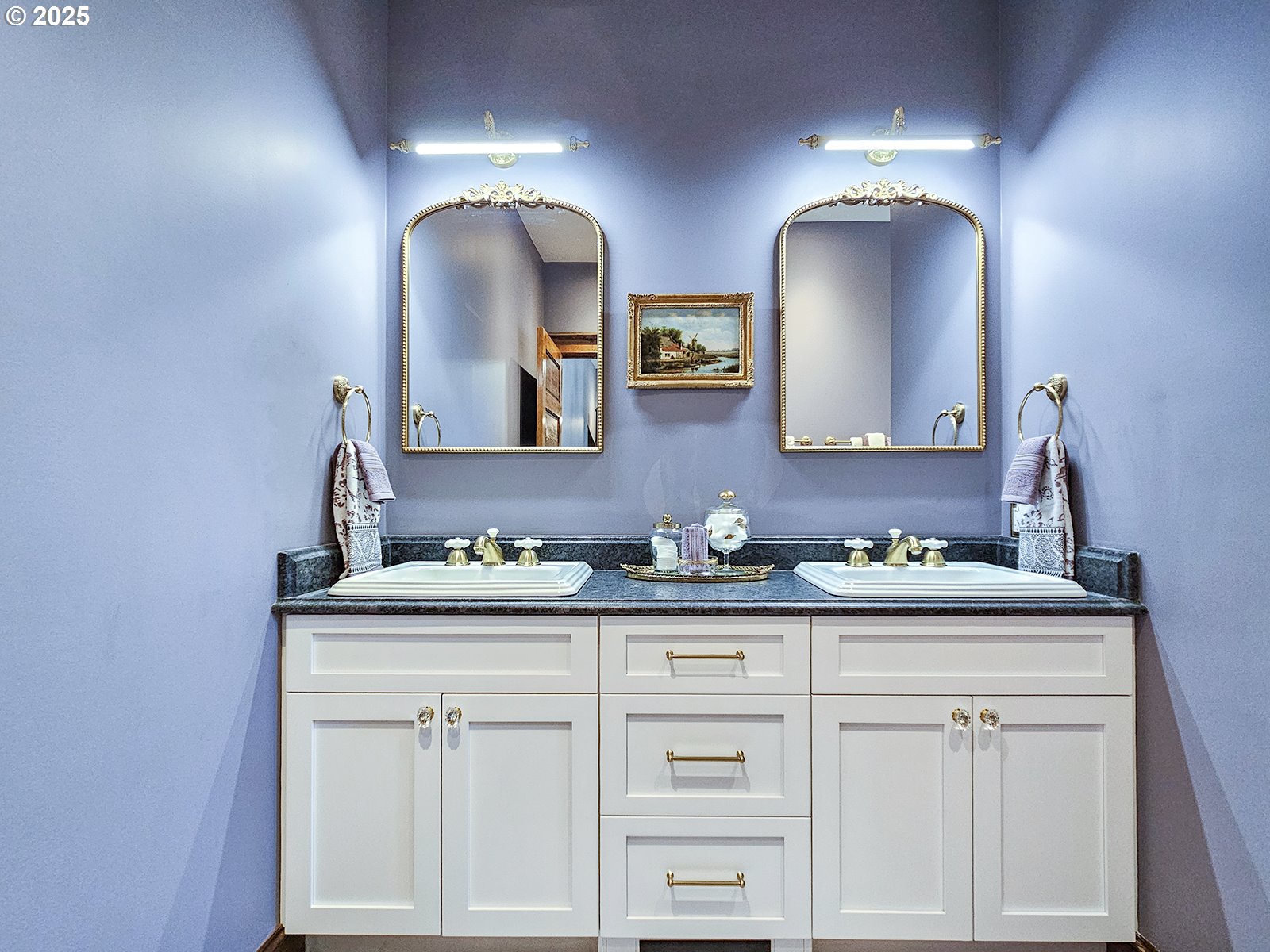 4725 Northeast 22nd Avenue Portland, OR 97211 - Photo 17 of 46 a bathroom with a sink vanity and mirror