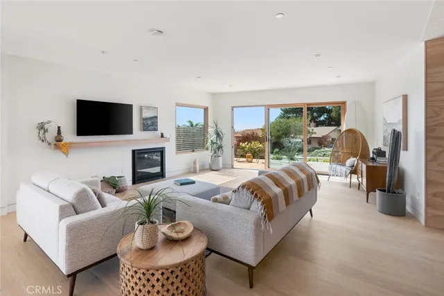 a view of patio with furniture