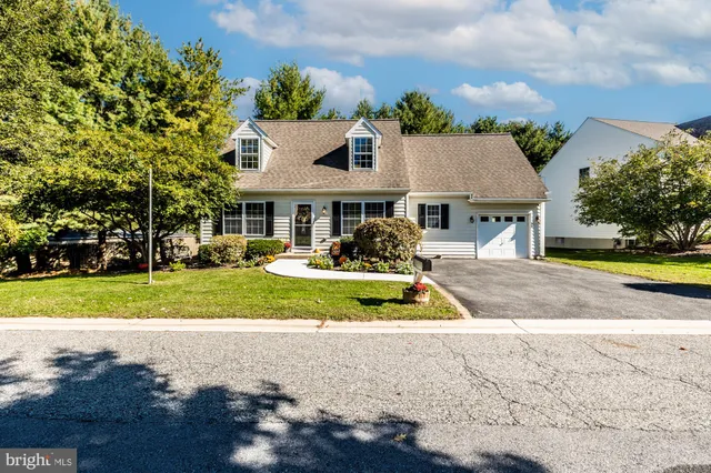 a view of a house with a backyard and a tree