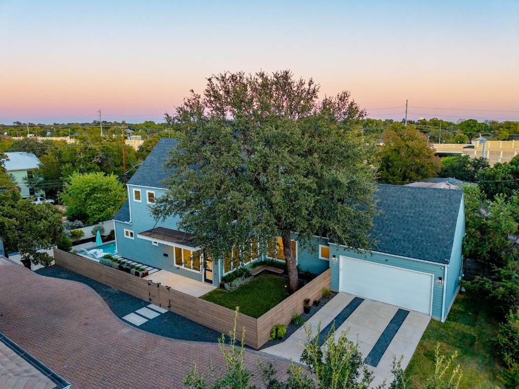2105 Enfield Road, Unit A Austin, TX 78703 - Photo 1 of 38 a view of a bench in the garden