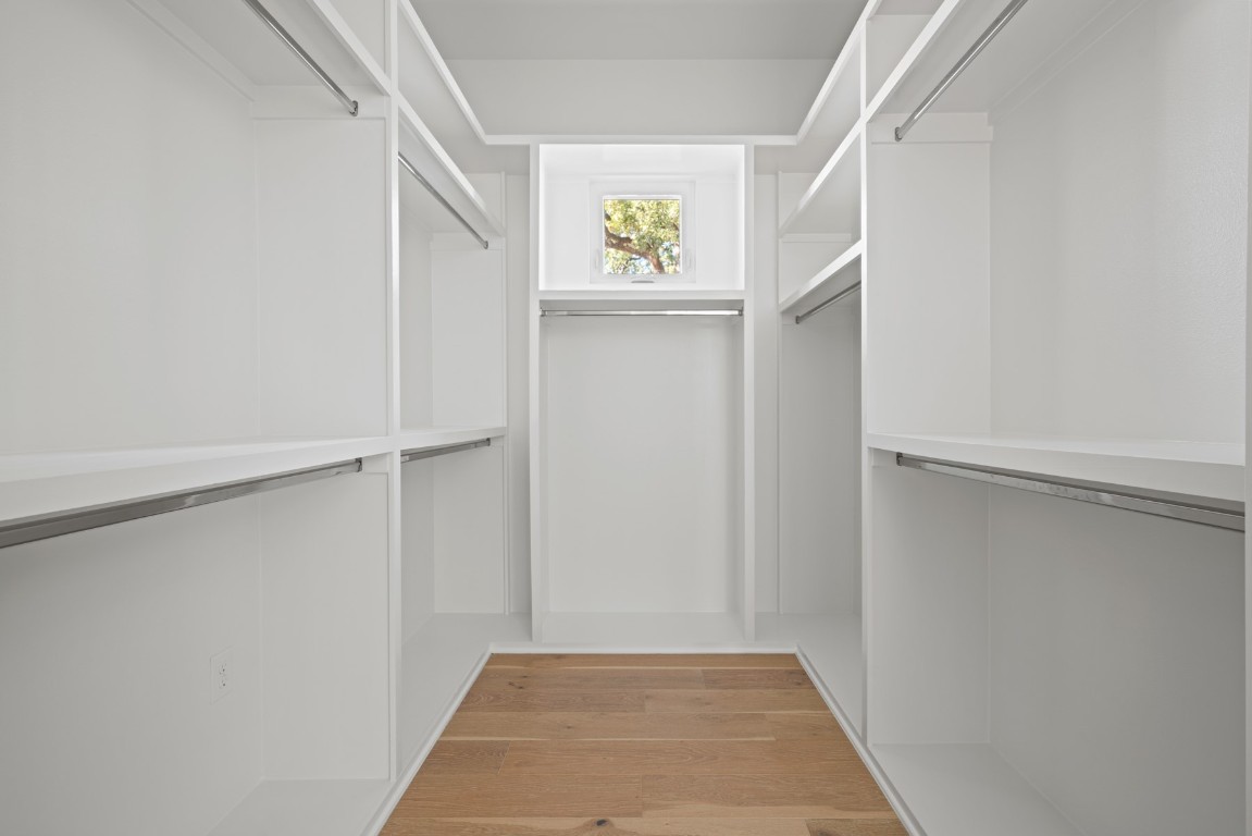 2105 Enfield Road, Unit A Austin, TX 78703 - Photo 24 of 38 a view of an empty walk in closet
