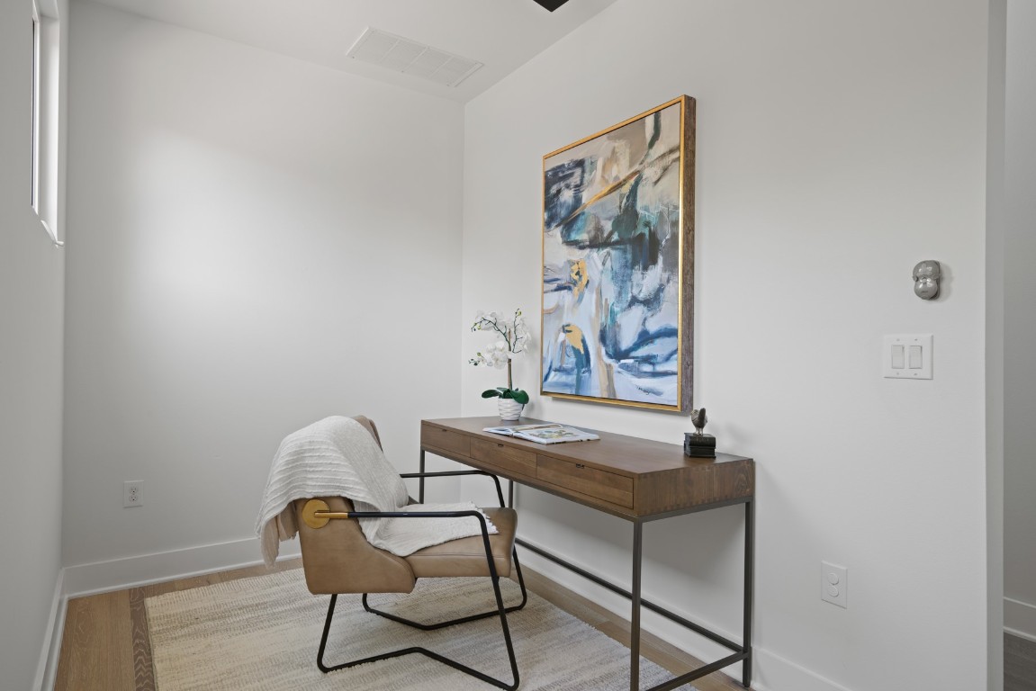 2105 Enfield Road, Unit A Austin, TX 78703 - Photo 28 of 38 a view of a workspace with furniture