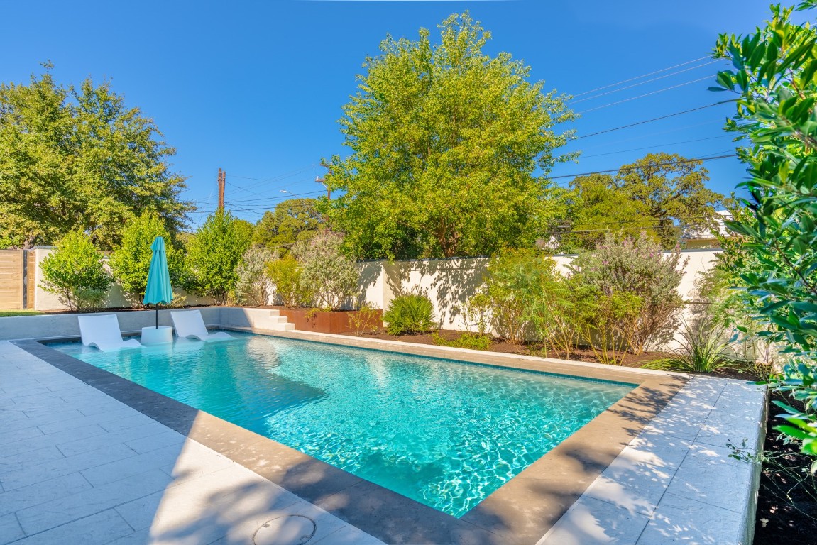 2105 Enfield Road, Unit A Austin, TX 78703 - Photo 35 of 38 a view of a yard with an outdoor space