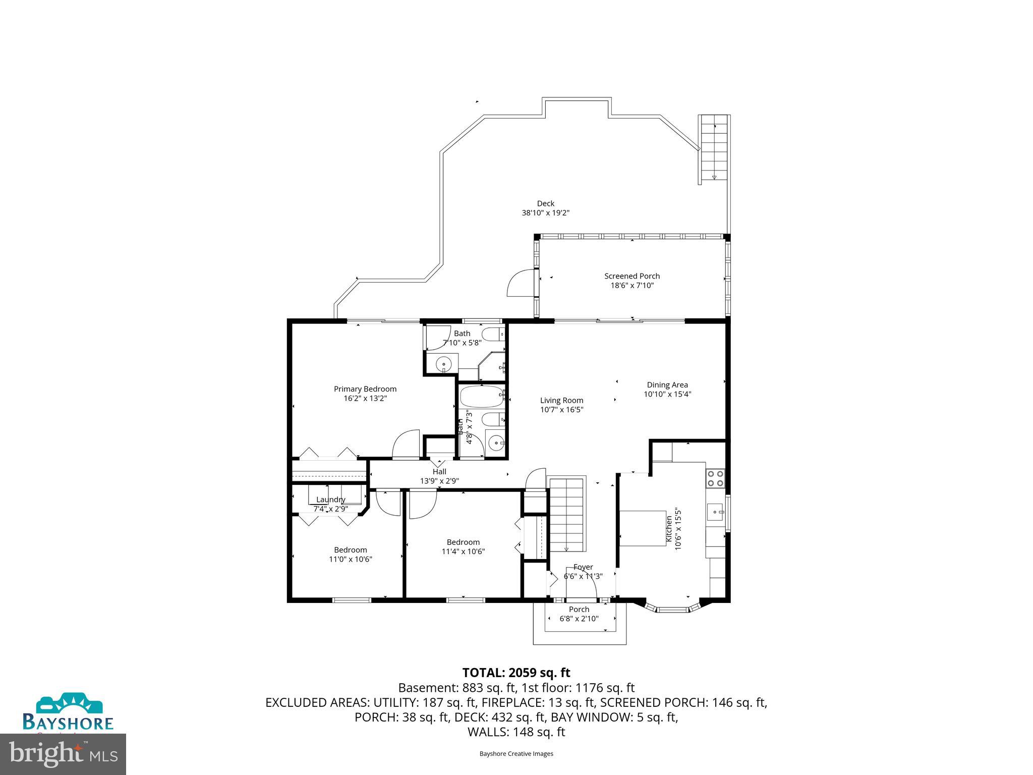 446 Kingwood Road Linthicum Heights, MD 21090 - Photo 46 of 46 Lower level floor plan