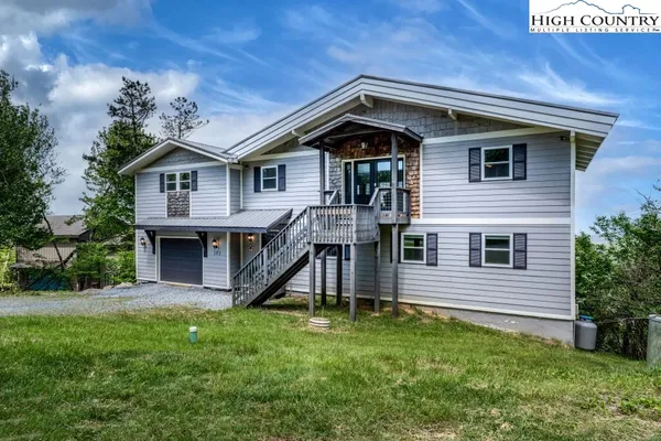 a house view with a outdoor space