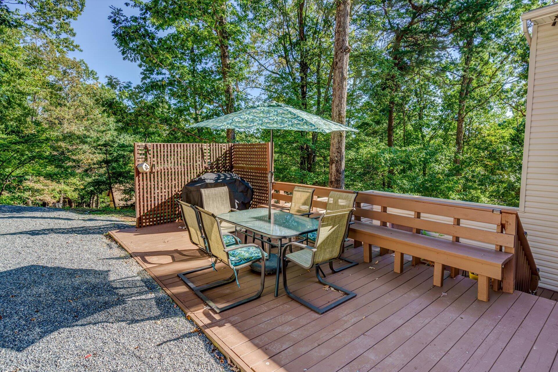 772 Skyview Road Salem, VA 24153 - Photo 32 of 41 an outdoor sitting area with furniture and wooden floor