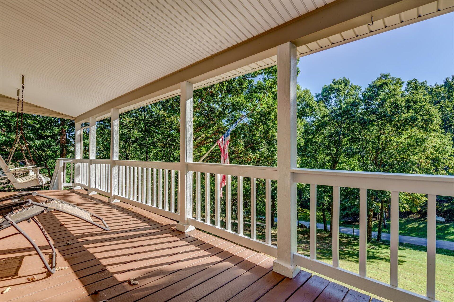 772 Skyview Road Salem, VA 24153 - Photo 5 of 41 a balcony with wooden floor
