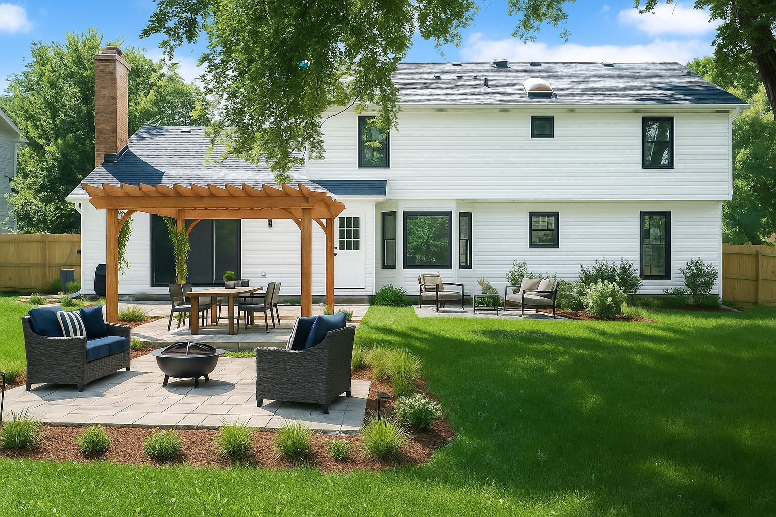 805 Potomac Avenue Naperville, IL 60565 - Photo 35 of 38 a view of a house with backyard and sitting area