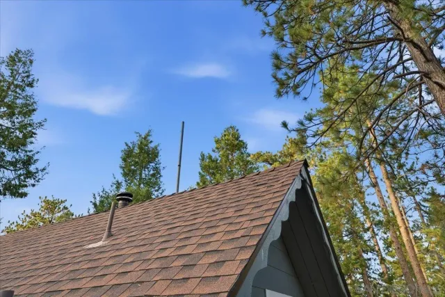 a car parked in front of a house