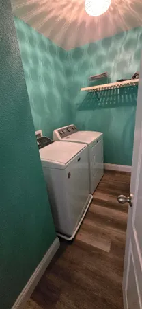 a view of a balcony with an outdoor space