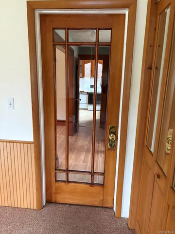 a view of an entryway