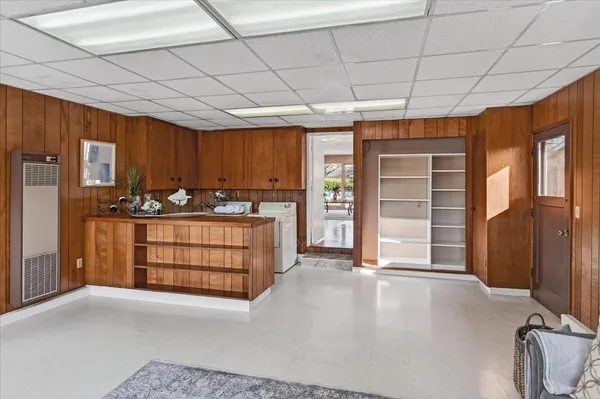 a room with furniture and window