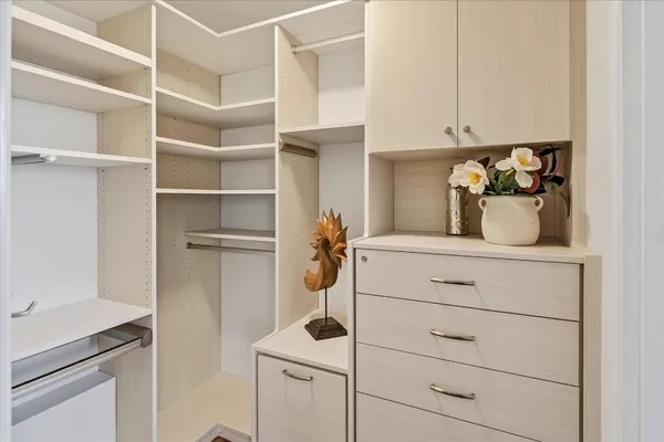 a room with storage and utility