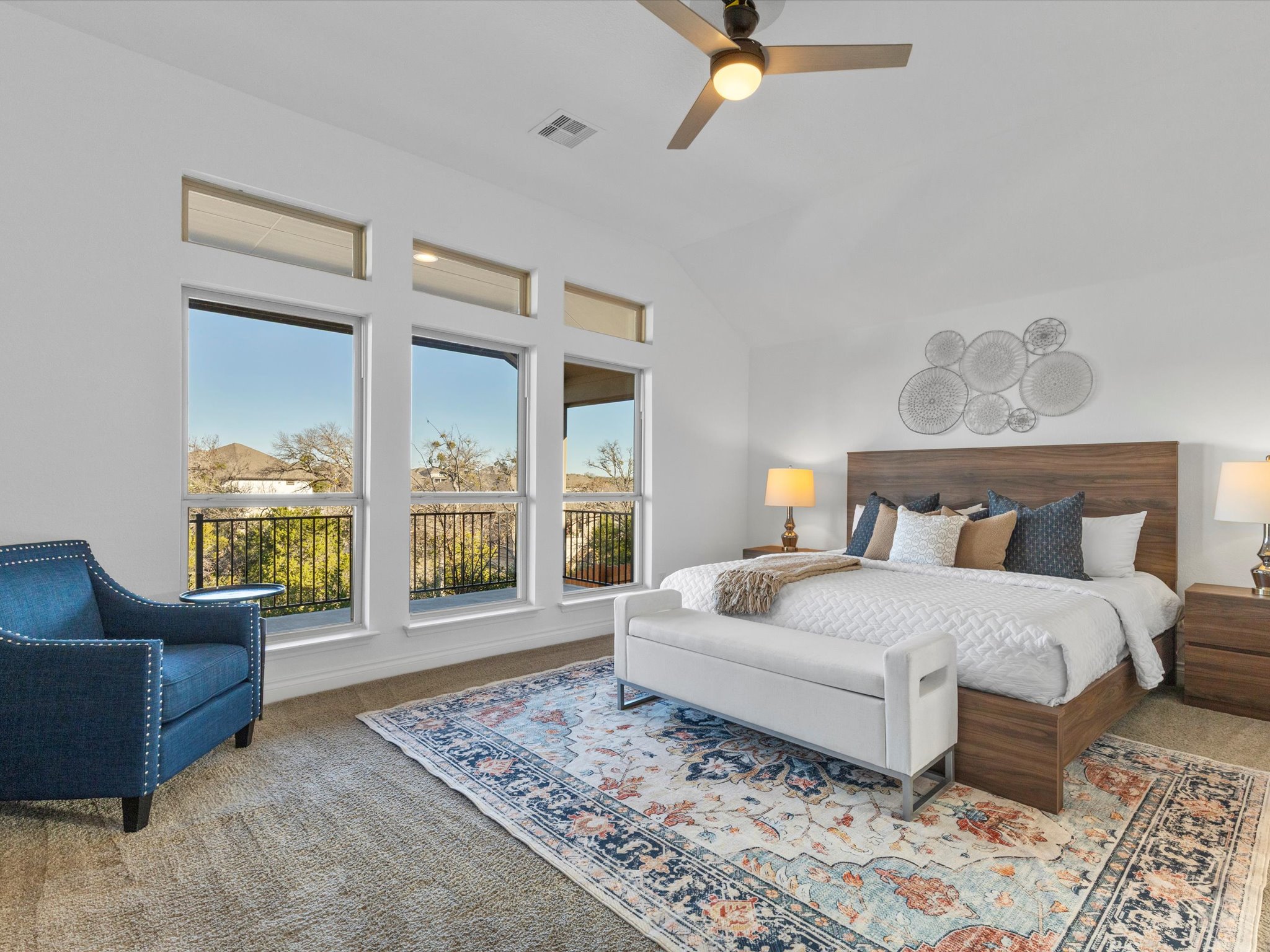 1009 Deer Rim Road Leander, TX 78641 - Photo 38 of 40 Fabulous floor plan with a secluded primary suite overlooking the greenbelt plus 3 secondary bedrooms, two full guest baths, and a home office.