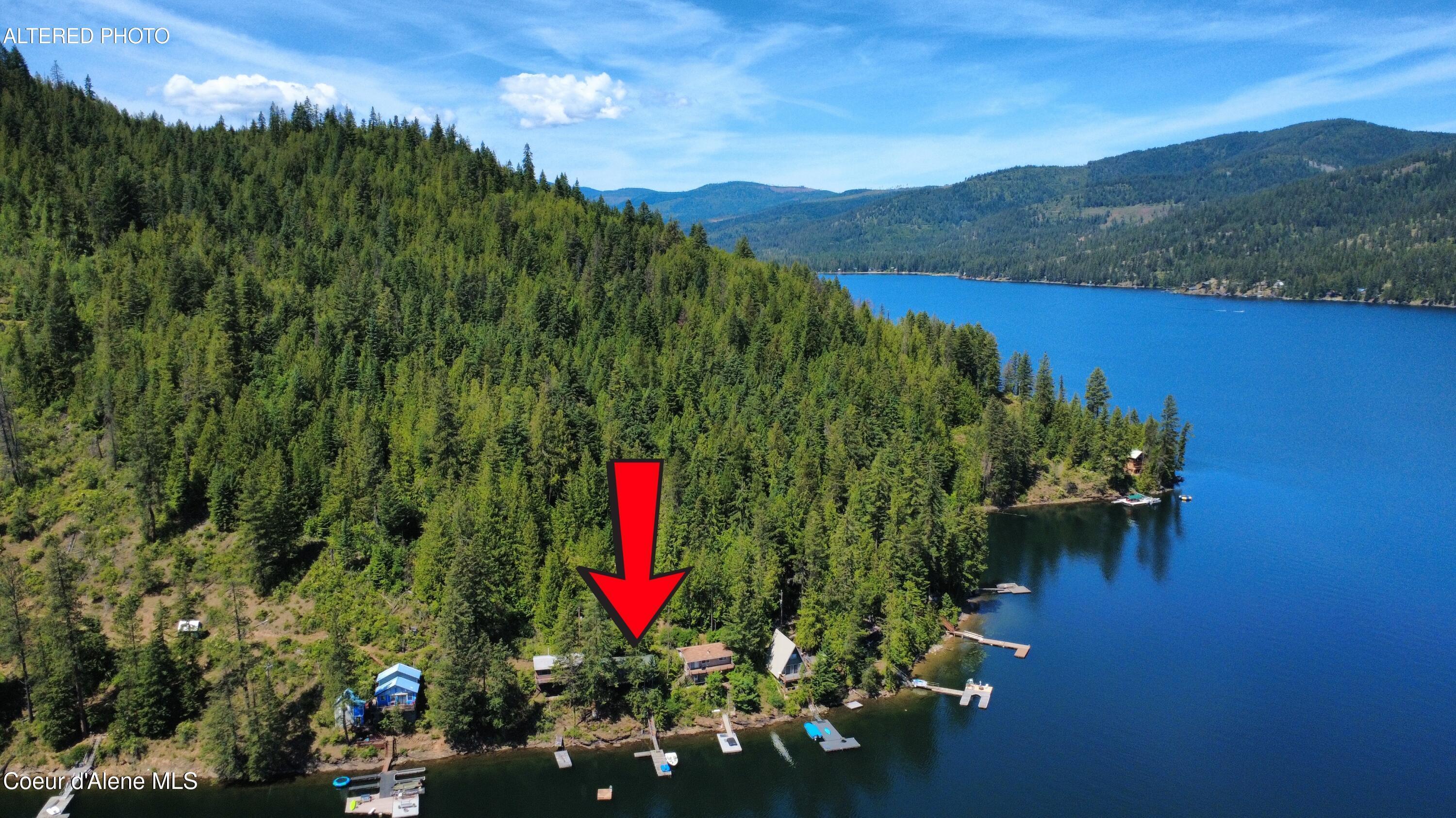15902 West Spirit Lake Road Spirit Lake, ID 83869 - Photo 4 of 35 Aerial Front Lake 2