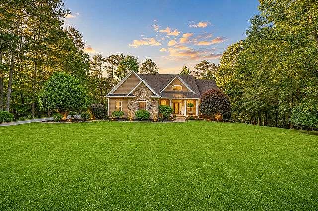 8179 Pineview Court Villa Rica, GA 30180 - Photo 40 of 41 a front of a house with a yard and garage
