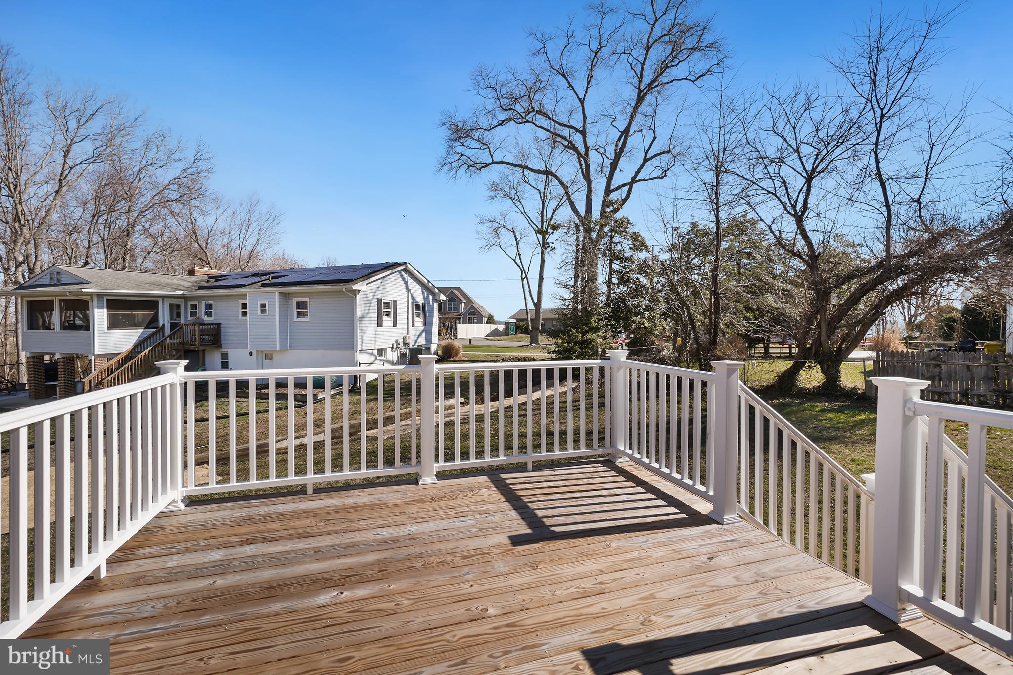 1546 Ridgely Drive Edgewater, MD 21037 - Photo 43 of 55 a view of a wooden roof deck