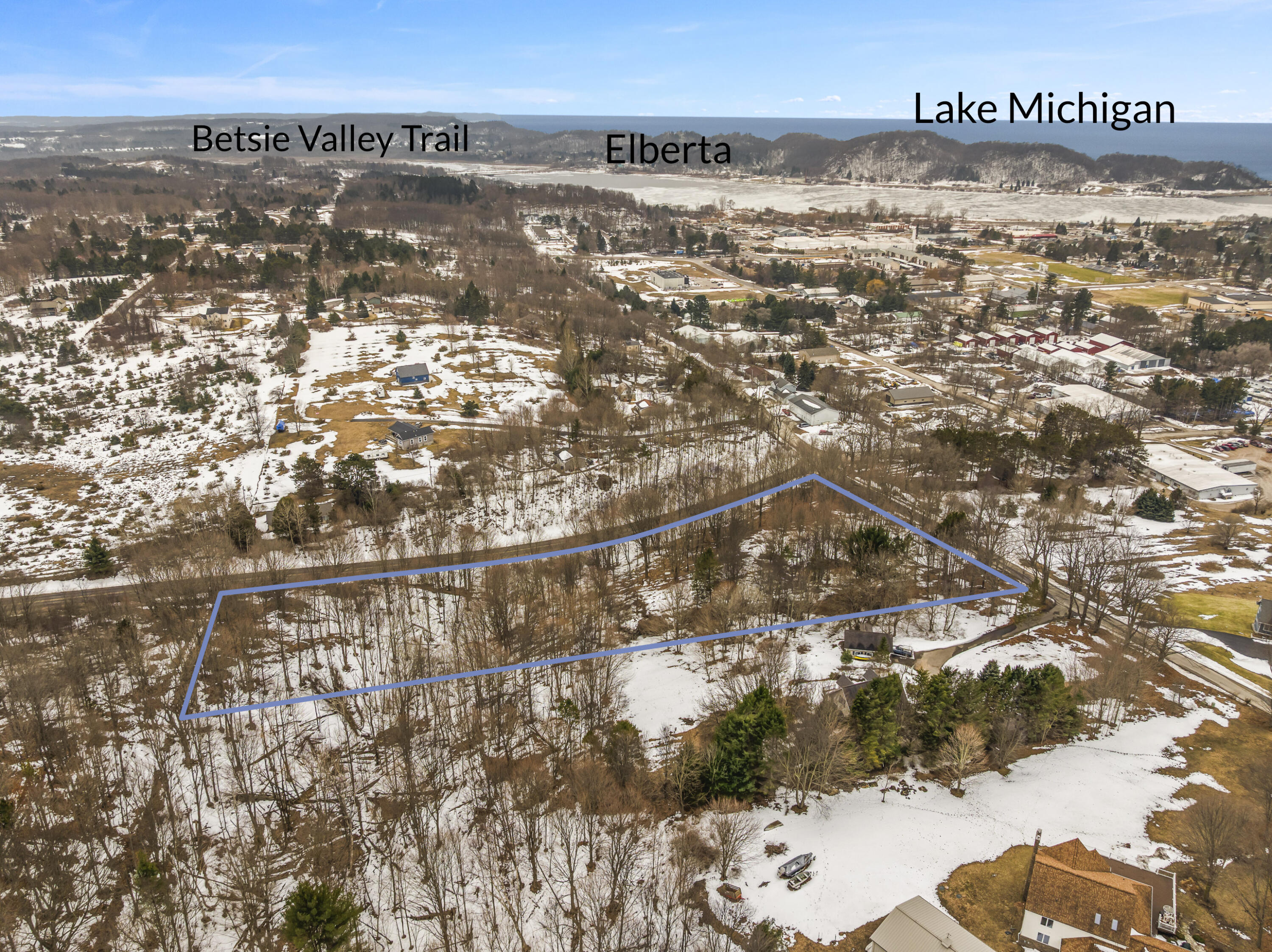 Elm Street Frankfort, MI 49635 - Photo 3 of 12 DJI_20260305123522_0045_D