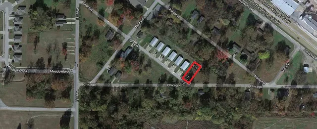 a view of walk in the background