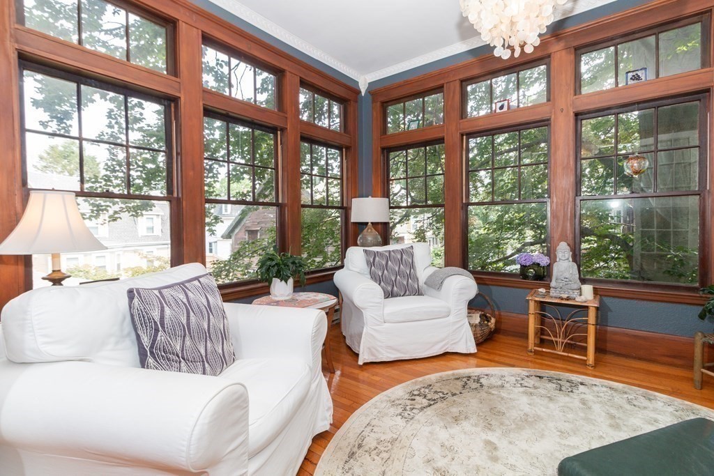 70 Cherry Street, Unit 1 Lynn, MA 01902 - Photo 11 of 40 a living room with furniture and a large window