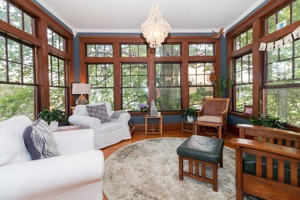 70 Cherry Street, Unit 1 Lynn, MA 01902 - Photo 10 of 40 a living room with furniture and a large window