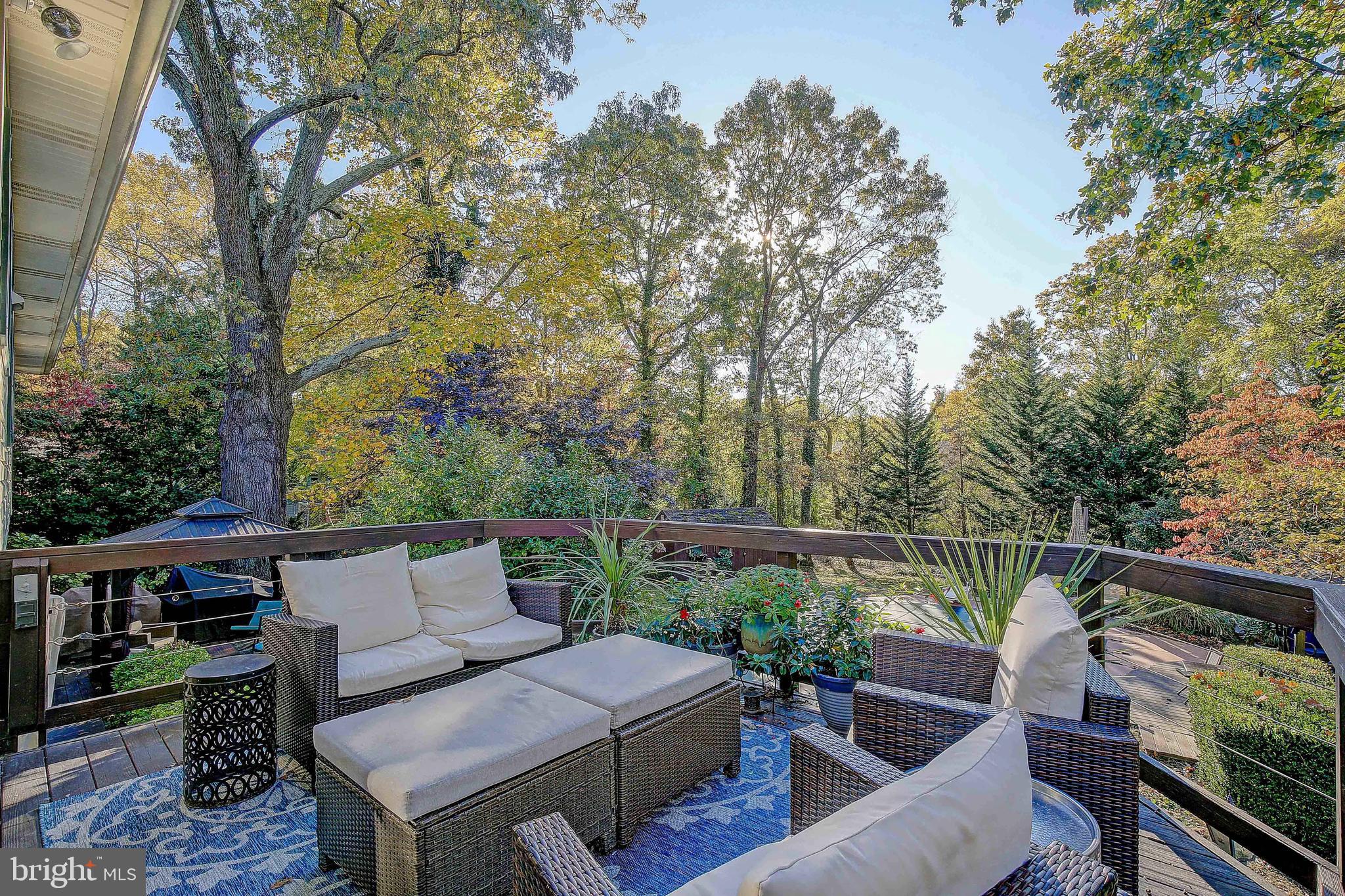 420 Halsey Road Annapolis, MD 21401 - Photo 30 of 51 Deck overlooking pool