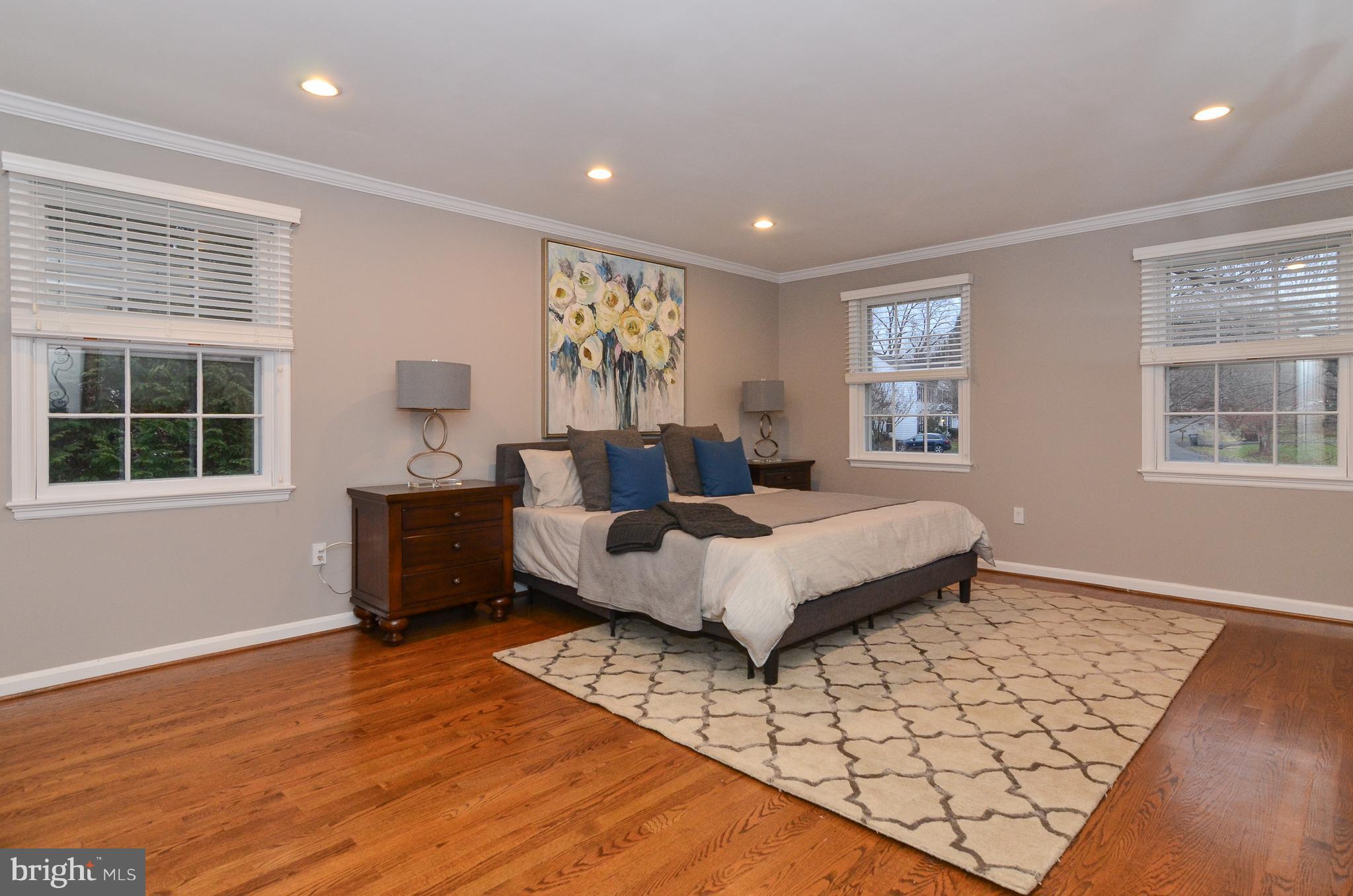 9712 Spring Ridge Lane Vienna, VA 22182 - Photo 27 of 46 Master bedroom with so much light!