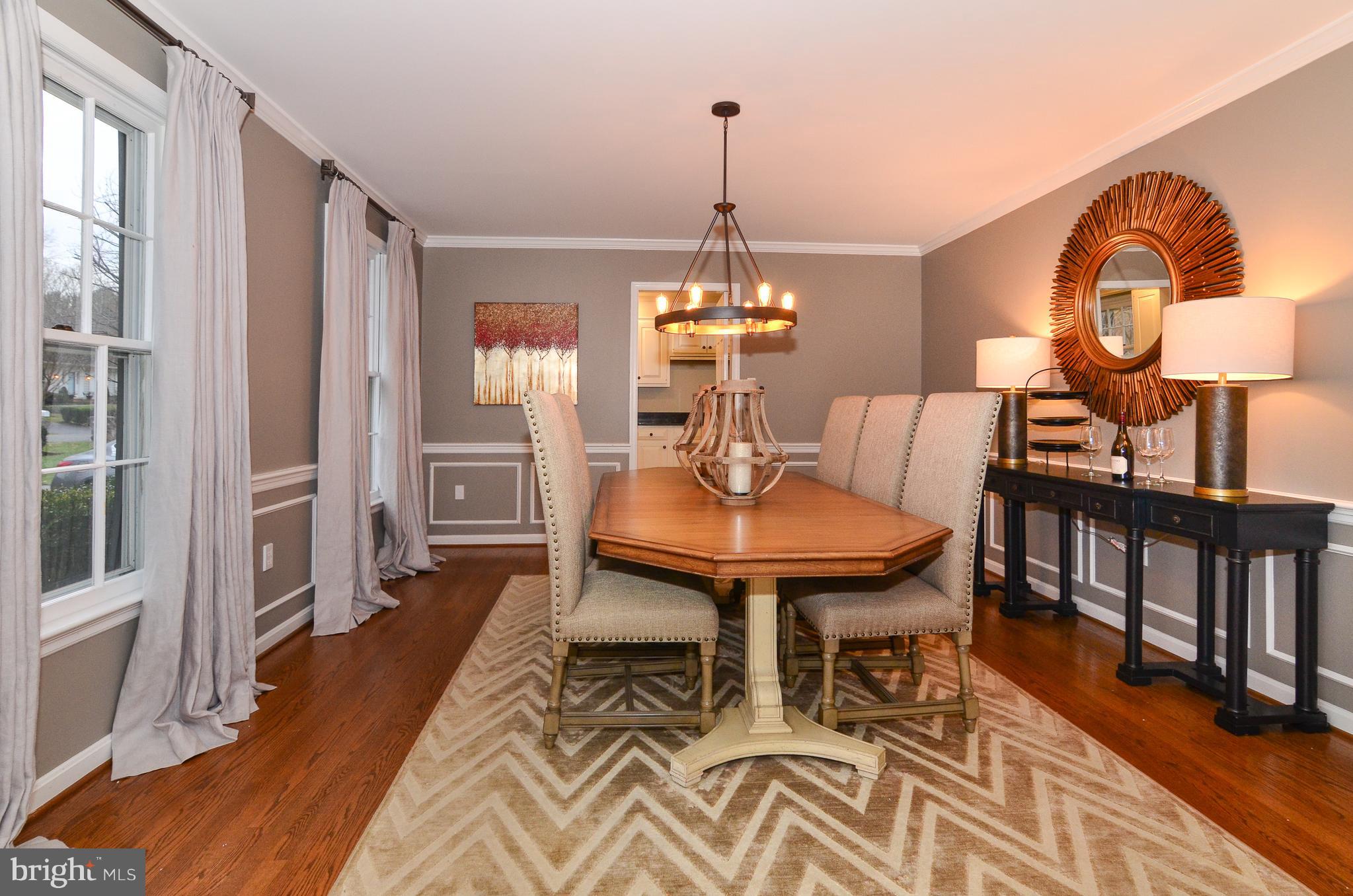 9712 Spring Ridge Lane Vienna, VA 22182 - Photo 7 of 46 Bright dining room off kitchen