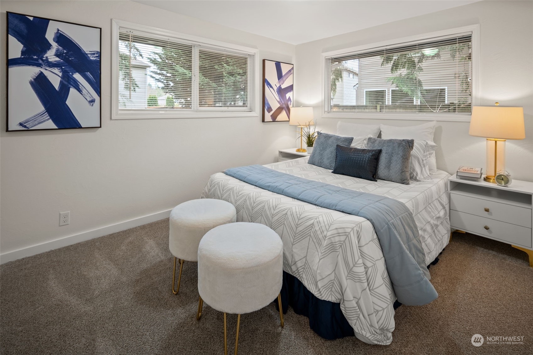 432 170th Place Southwest Bothell, WA 98012 - Photo 12 of 30 a bedroom with a bed and window with lamp