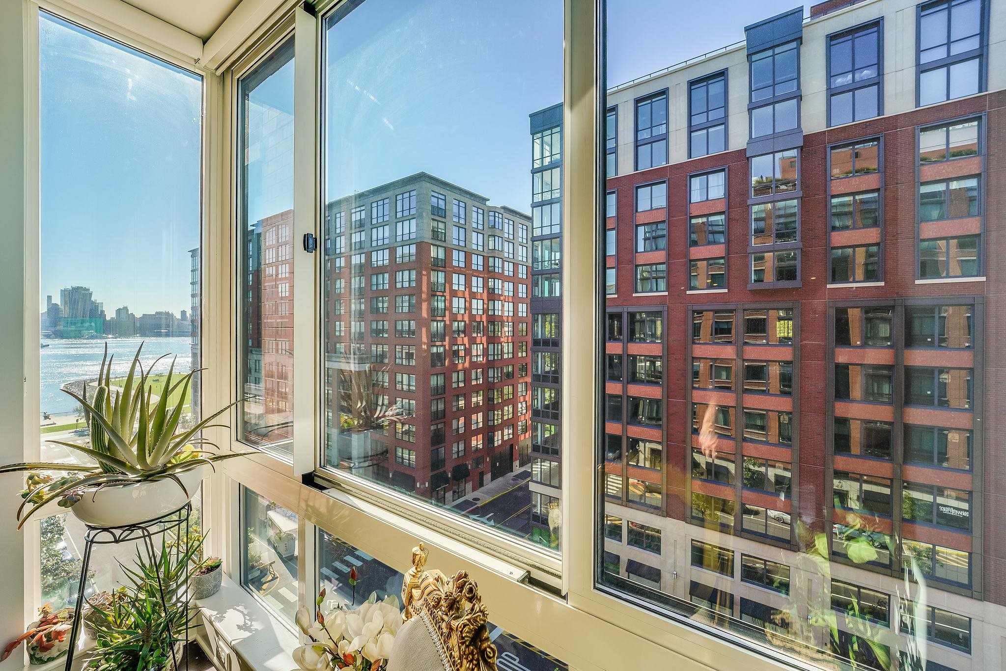 1100 Maxwell Lane, Unit 903 Hoboken, NJ 07030 - Photo 1 of 14 a view of balcony with a potted plant