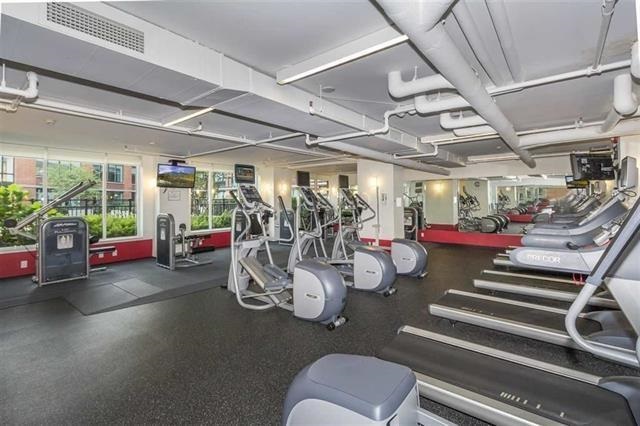 1100 Maxwell Lane, Unit 903 Hoboken, NJ 07030 - Photo 11 of 14 a view of a room with gym equipment