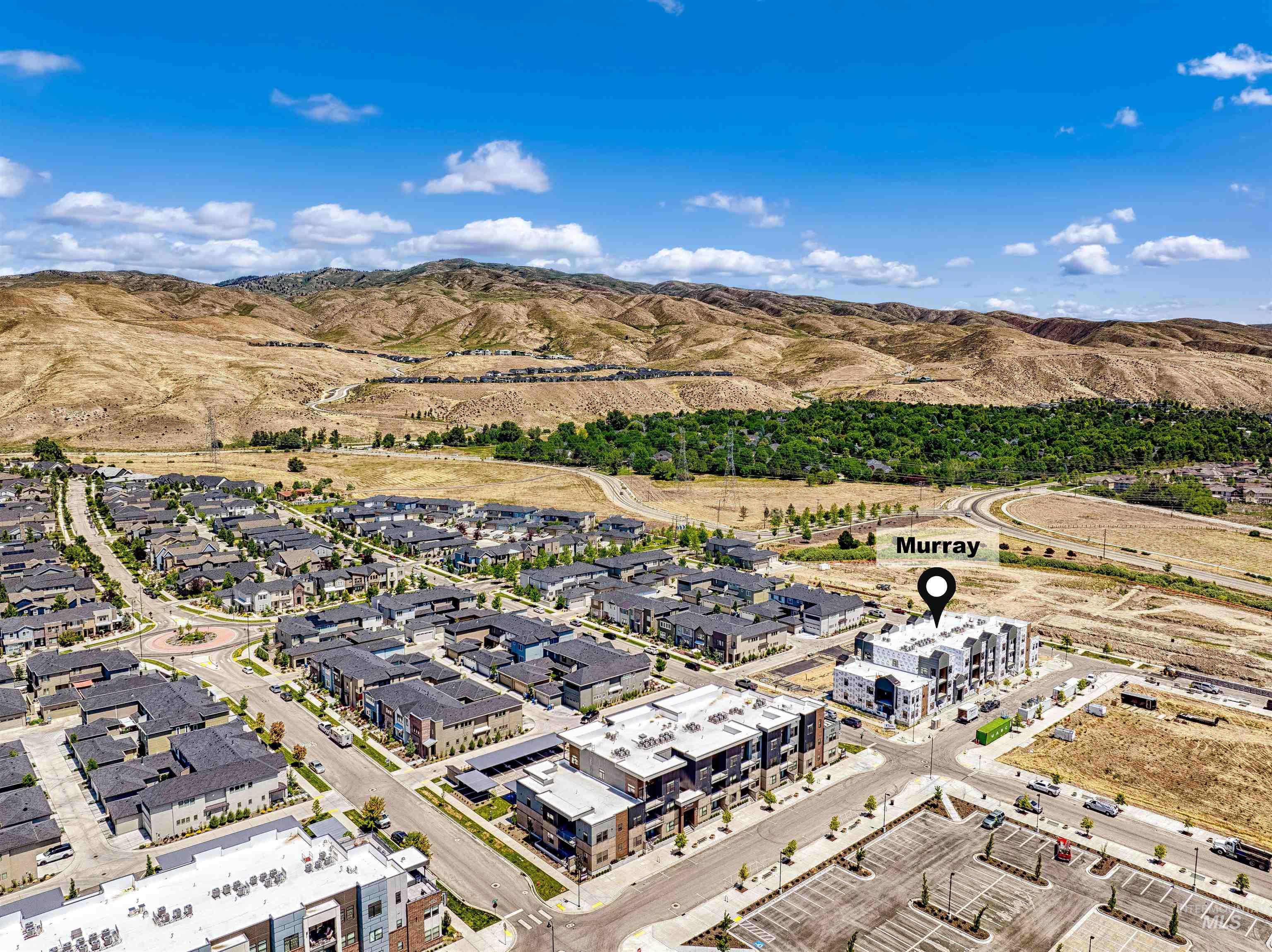 4430 East Haystack Street, Unit 202 Boise, ID 83716 - Photo 28 of 42 Drone / aerial view of a mountainous background