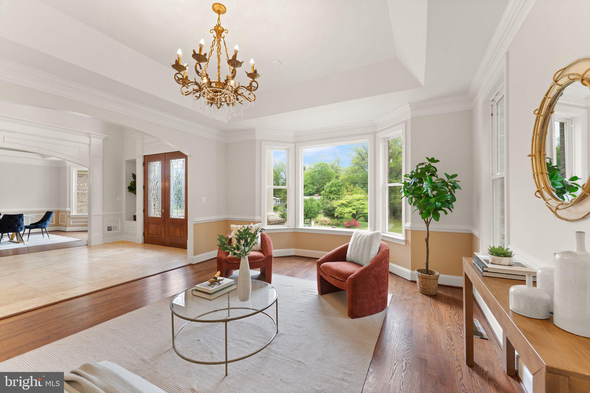 3906 Estel Road Fairfax, VA 22031 - Photo 16 of 122 a living room with furniture and a large window