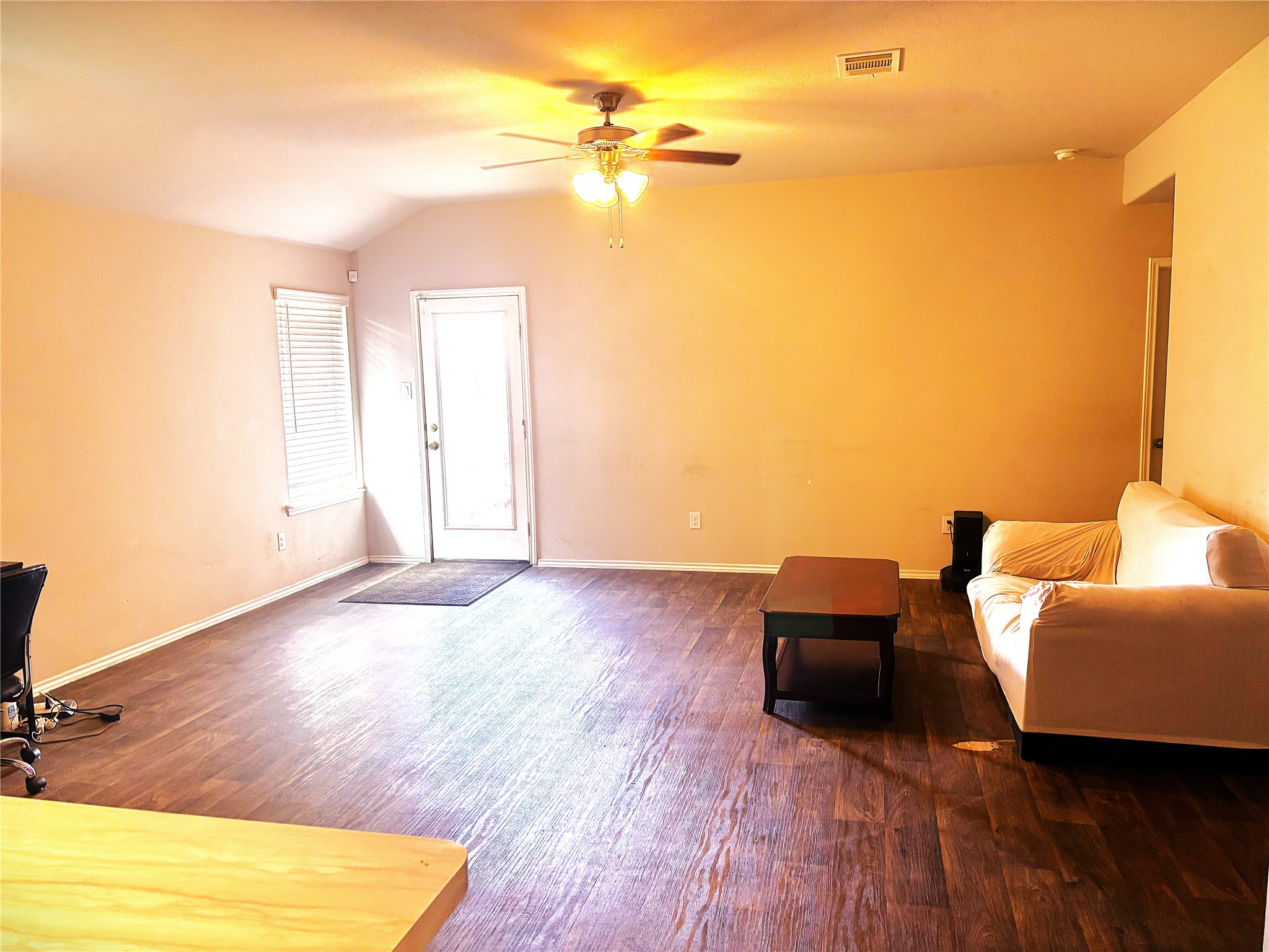 1210 Roca Rigida Trail Channelview, TX 77530 - Photo 13 of 14 a living room with furniture and a wooden floor
