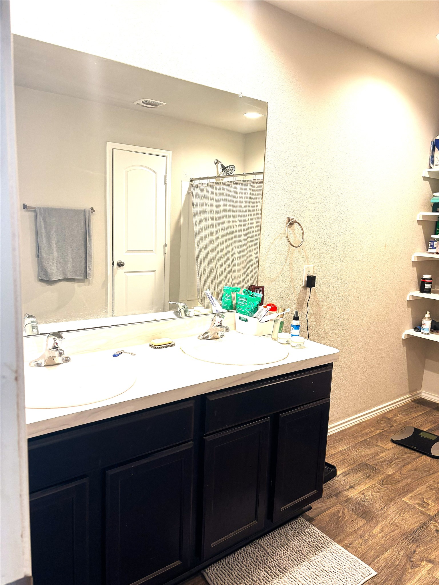 1210 Roca Rigida Trail Channelview, TX 77530 - Photo 8 of 14 a bathroom with a sink and a mirror