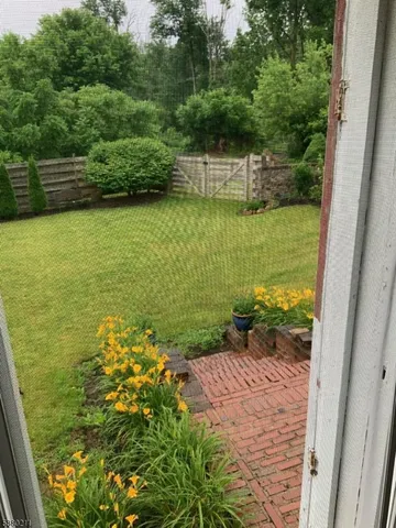 a view of a lake with a outdoor space