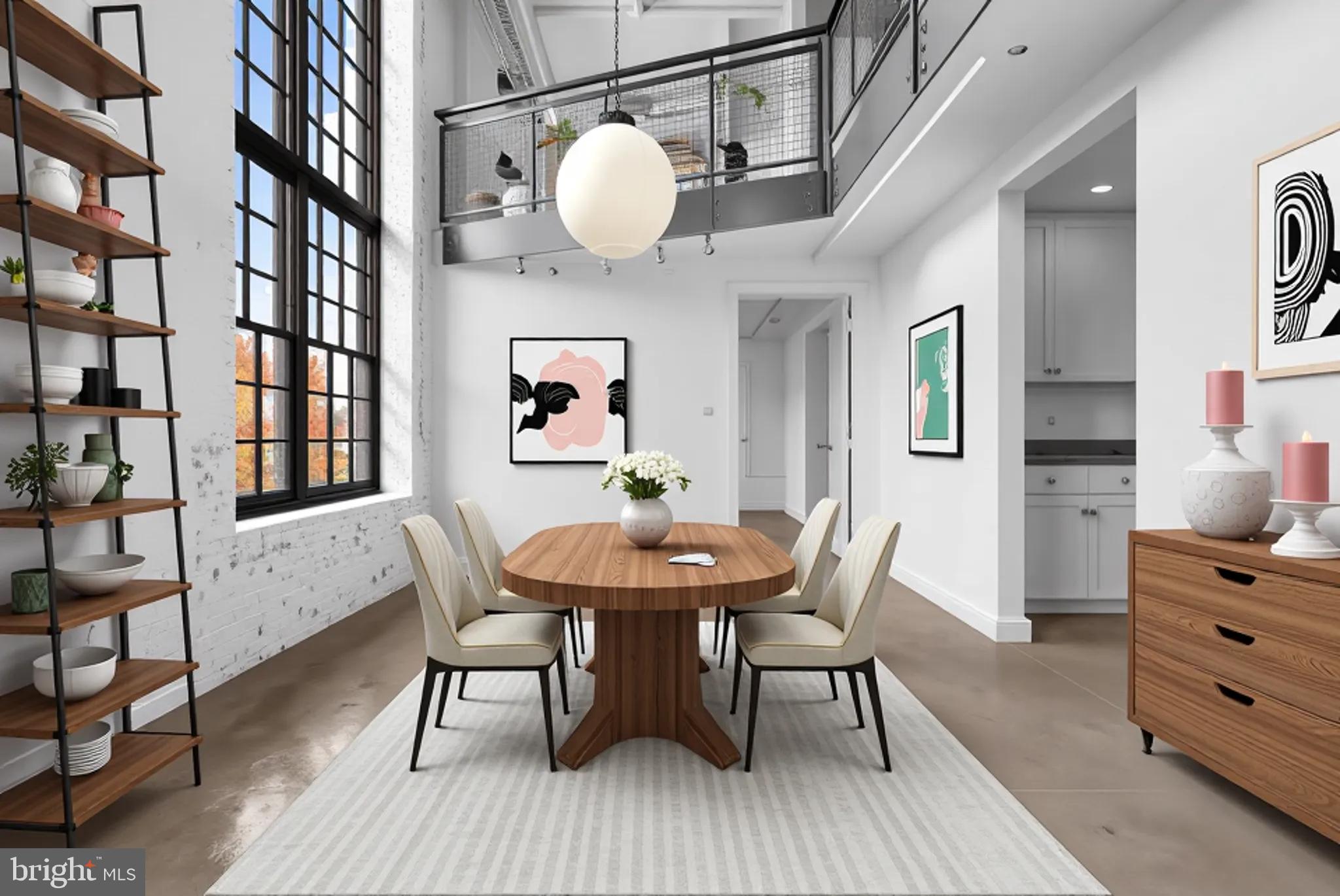 1220 Bank Street, Unit 303 Baltimore, MD 21202 - Photo 11 of 50 Virtually staged dining area
