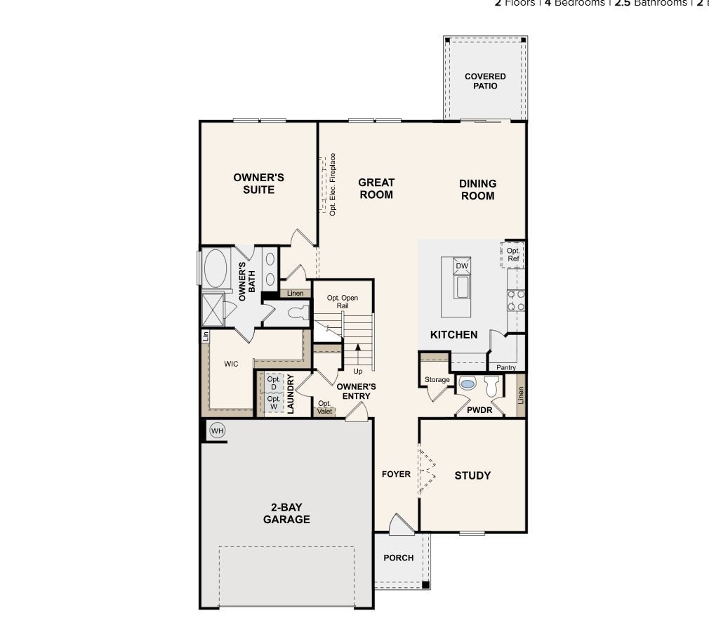 2367 Beverly Gail Road Pleasant View, TN 37146 - Photo 5 of 42 a picture of a floor plan