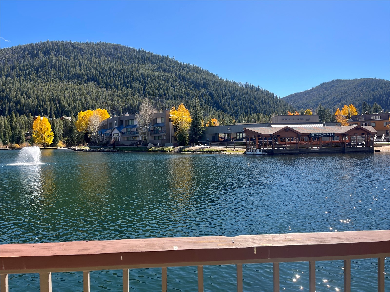 22138 Highway 6, Unit 1553 Keystone, CO 80435 - Photo 24 of 43 a view of swimming pool from a balcony