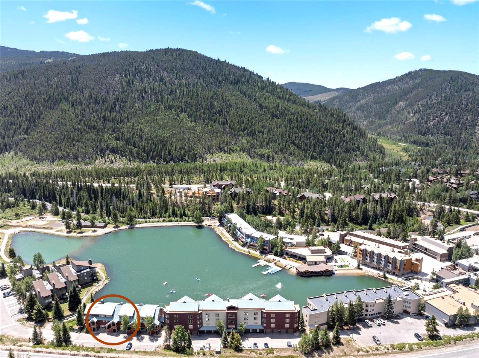22138 Highway 6, Unit 1553 Keystone, CO 80435 - Photo 25 of 43 a view of a lake with a mountain