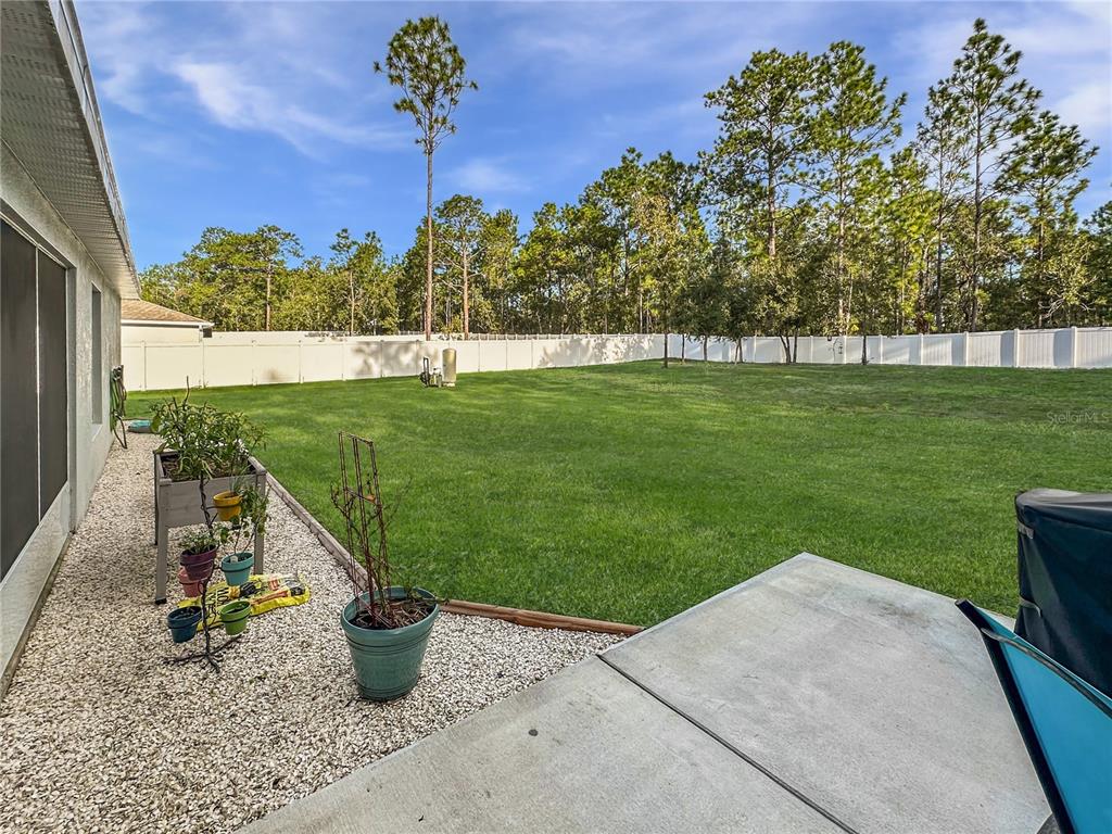 13023 Downy Woodpecker Road Weeki Wachee, FL 34614 - Photo 34 of 43 a view of a garden with a slide