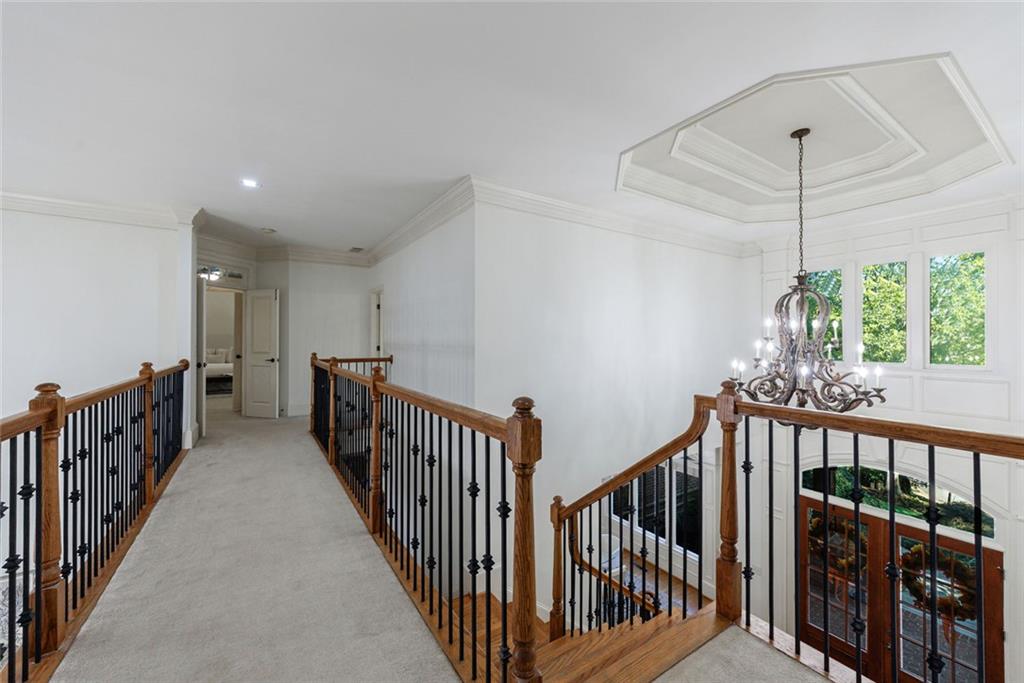 2893 Thurleston Lane Duluth, GA 30097 - Photo 35 of 53 a view of hallway with stairs