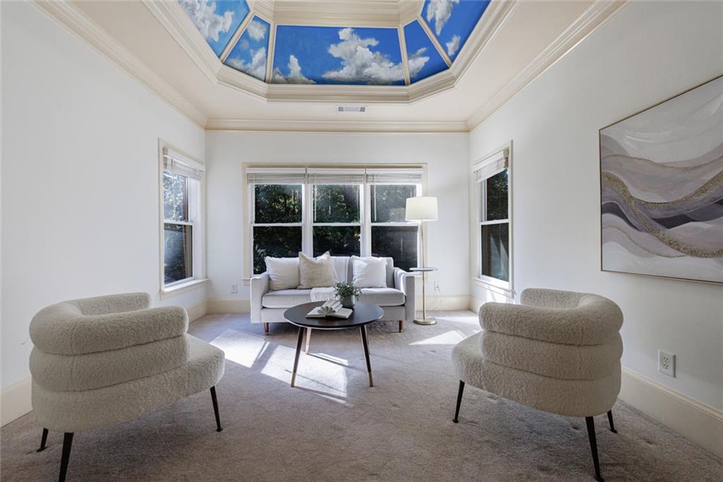 2893 Thurleston Lane Duluth, GA 30097 - Photo 40 of 53 a living room with furniture and a large window
