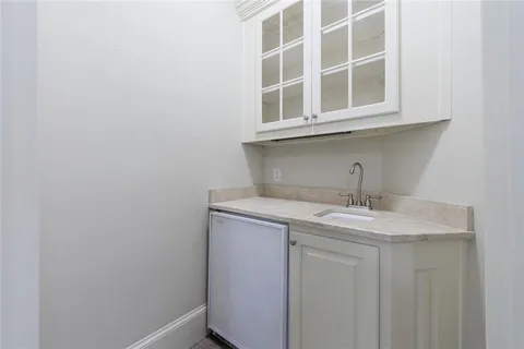 a room with storage and utility