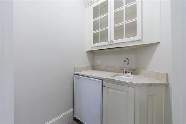 a room with storage and utility