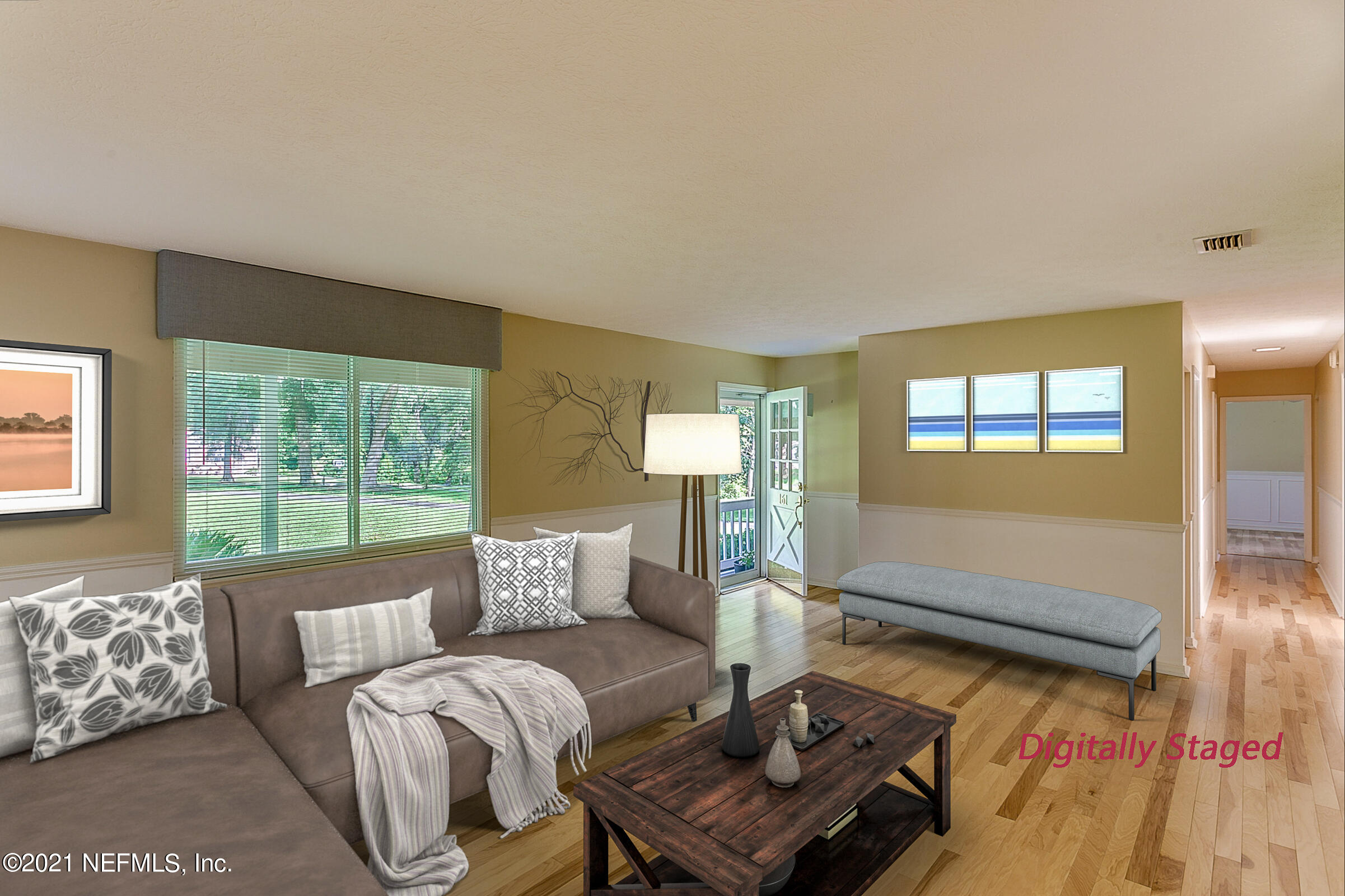 161 Wesley Road Green Cove Springs, FL 32043 - Photo 7 of 43 7-Digitally-Staged-Living-Room