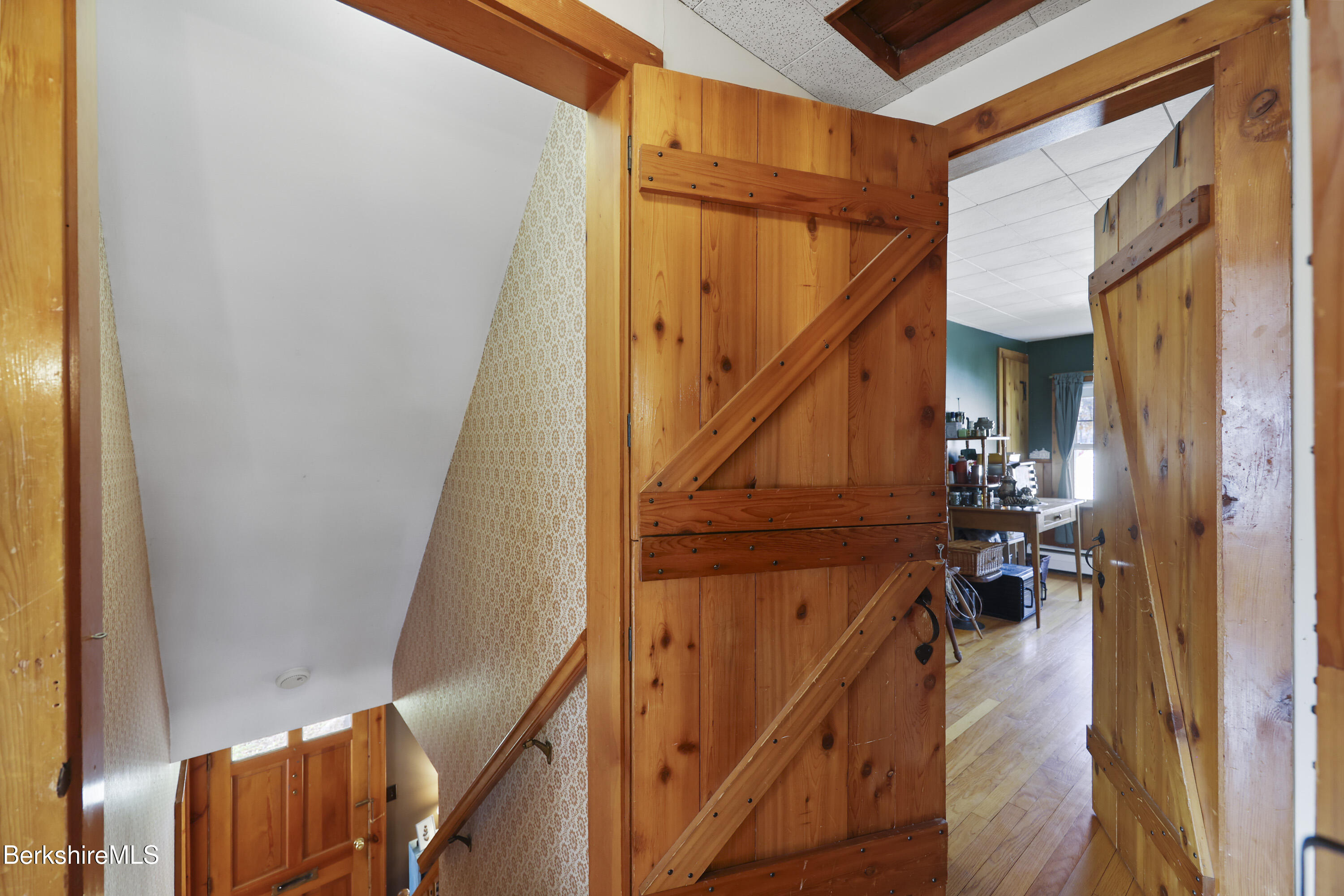 39 Lowden Street Pittsfield, MA 01201 - Photo 25 of 42 a view of entryway and hall with wooden floor