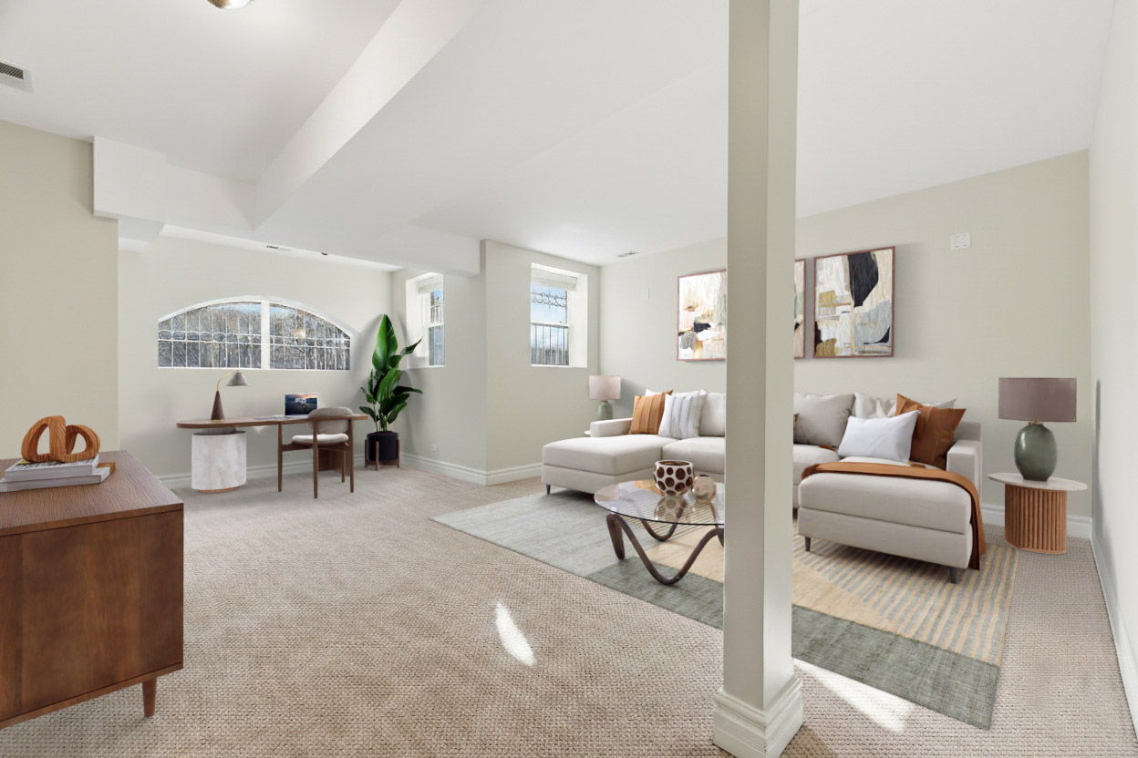 838 East 52nd Street, Unit 1W Chicago, IL 60615 - Photo 27 of 32 a living room with furniture and wooden floor