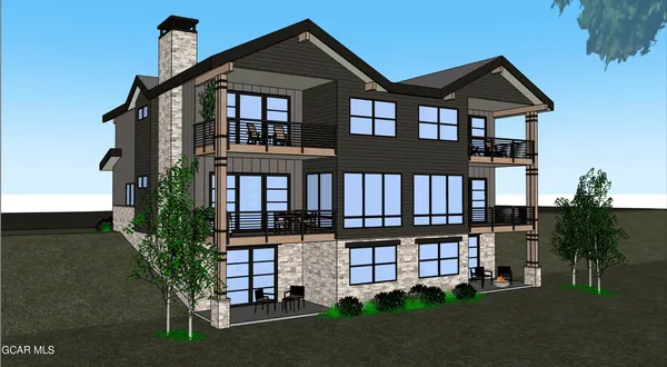 a front view of a house with balcony